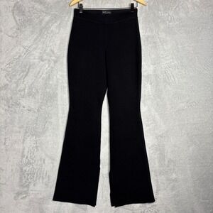 Aritzia Ten by Babaton Paramount Pant Black Split Leg High Rise Medium Minimal